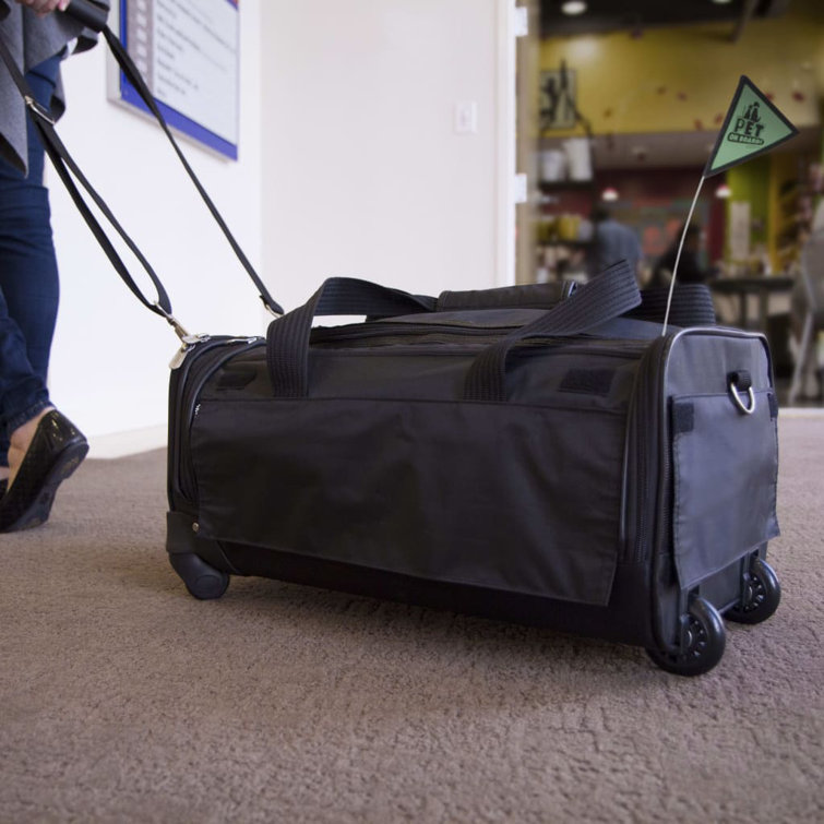 Archie & Oscar Sherpa Pet Carrier Ultimate On Wheels Black Wayfair.co.uk